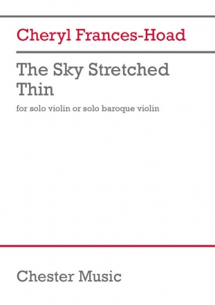 C.Frances-Hoad, The sky stretced thin for violin solo