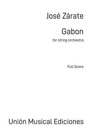 Jos Zrate - Gabon string orchestra score