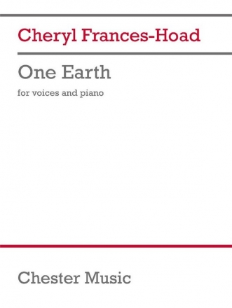 Cheryl Frances-Hoad, One Earth Voices and Piano Partitur