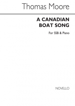 Thomas Moore, Canadian Boat Song SSB and Piano Buch