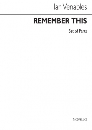 Ian Venables, Remember This (Parts) ST and Piano Quintet Buch