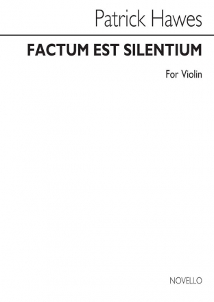 Patrick Hawes, Factum Est Silentium Violin Stimme