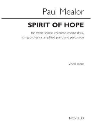 Paul Mealor, Spirit Of Hope SSA and Piano Klavierauszug