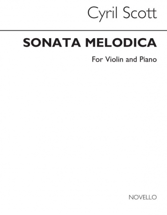 Cyril Scott, Sonata Melodica Violine und Klavier Partitur + Stimmen