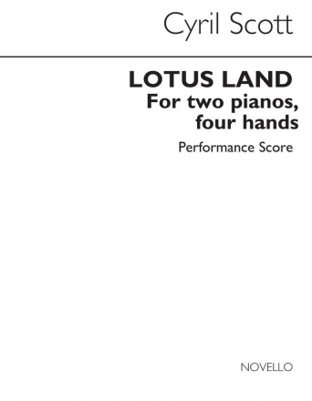 Cyril Scott, Lotus Land Op.47 No.1 For Two Pianos 2 Pianos Buch