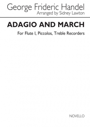 Georg Friedrich Hndel, Adagio & March Flute Piccolo Recorder Buch