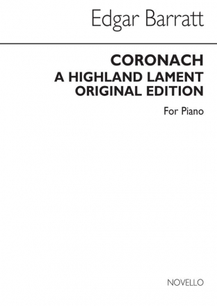 Edgar Barratt, Coronach (Original Version) Klavier Buch