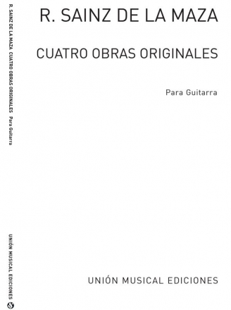 Cuatro Obras Originales Gitarre Buch