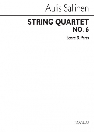 Aulis Sallinen, String Quartet No. 6 Op. 103 Streichquartett Partitur + Stimmen