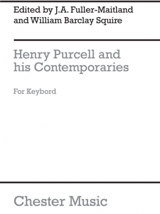 Henry Purcell and his Contemporaries for keyboard