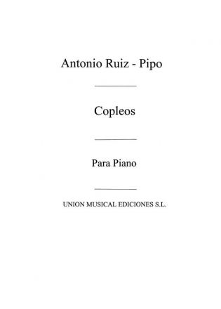 Copleos Diez Cantos Populares Espanolas Klavier Buch