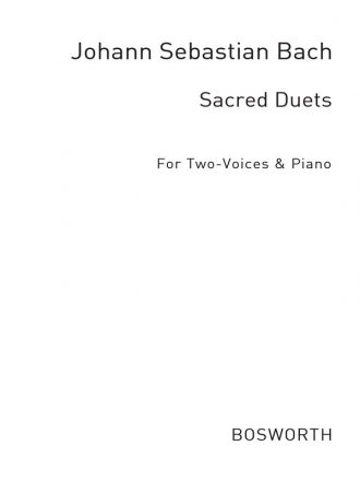 Bach, J S Sacred Duets Roper  Special Order Edition / Verlagskopie