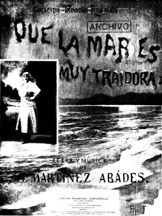 Juan-Martinez Abades, Juan Martinez Abades: Que La Mar Es Muy Traidora Vocal and Piano Buch