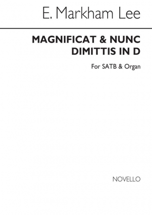 E. Markham Lee, Magnificat And Nunc Dimittis In D SATB and Organ Chorpartitur