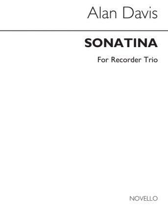 Alan Davis, Sonatina for Recorder Ensemble Recorder Ensemble Partitur + Stimmen