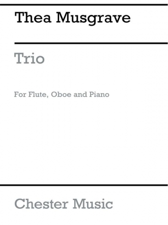 Trio for flute, oboe and piano score and partsw