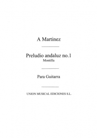 Preludio Andaluz No.1 Gitarre Buch