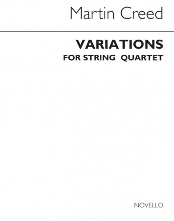 Variations  for string quartet score and parts