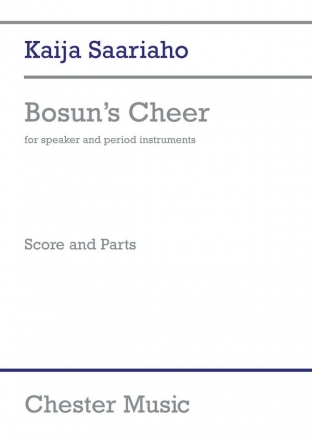 Bosun's Cheer for speaker and period instruments (violin, cello, double bass) score and parts