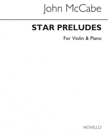 John McCabe, Star Preludes Violine und Klavier Buch