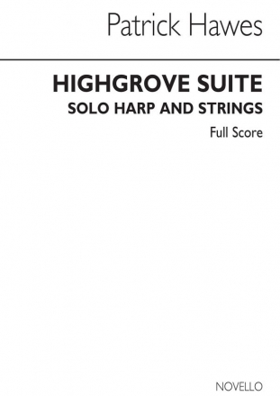 Patrick Hawes, Highgrove Suite Harp and String Orchestra Partitur