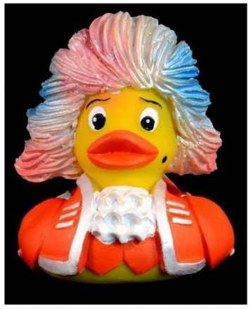 Bade-Ente Rock meets Amadeus orange  Novelty