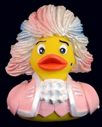 The Mozart Rubber Duck: Rock Meets Amadeus (Pink)  In Stock