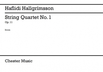 Haflidi Hallgrmsson, String Quartet No.1 Streichquartett Partitur