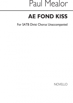 Ae Fond Kiss SATB Chorpartitur