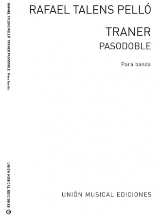 Traner For Band Concert Band Partitur + Stimmen