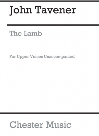 The Lamb   for female choir (SSAA) unaccompanied choral score