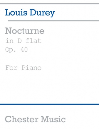 Louis Durey: Nocturne In D Flat, Op.40 Piano Instrumental Work