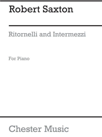 Ritornelli and Intermezzi for piano