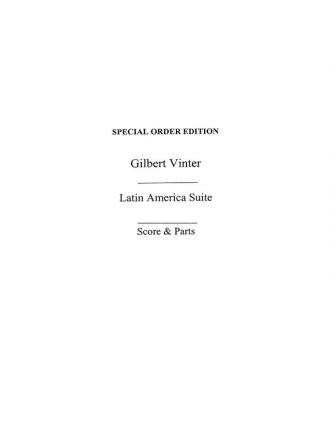 Vinter, G Latin America Suite Orch Pf Sc/Pts Orchestra Score and Parts