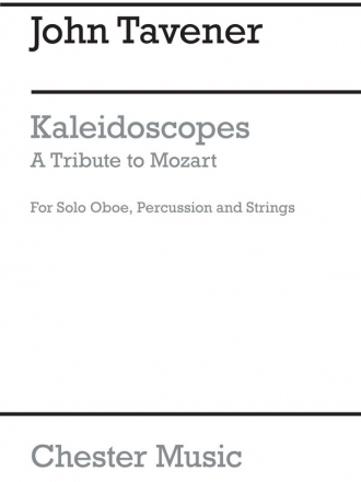 John Tavener: Kaleidoscopes (Full Score) Oboe, Percussion, String Ensemble Score