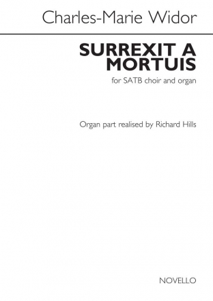 Charles-Marie Widor, Surrexit A Mortuis SATB and Organ Chorpartitur