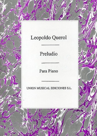 Preludio For Piano Klavier Buch