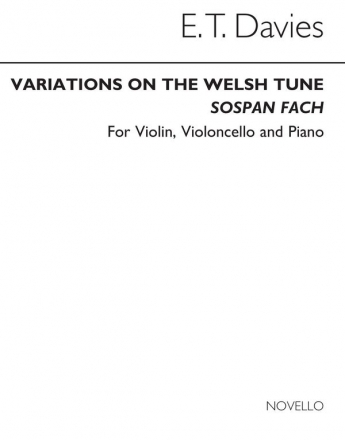 E.T. Davies, Variations On A Welsh Tune for Piano Trio Violine, Cello und Klavier Buch