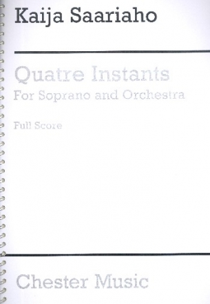 4 Instants for sopran and orchestrqa score (frz),  archive copy