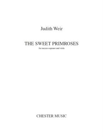 The Sweet Primroses for mezzo-soprano and viola score