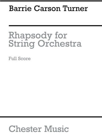 Playstrings Moderately Easy No. 15 Rhapsody (Carson Turner) Orchestra, Ensemble, String Orchestra Score