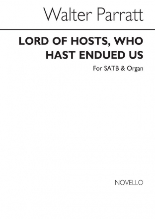 Walter Parratt, Lord Of Hosts Who Hast Endued Us (Hymn) SATB and Organ Chorpartitur