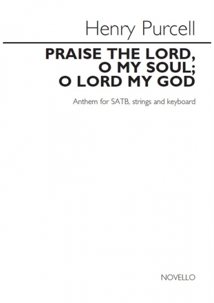 Henry Purcell, Praise The Lord, O My Soul SATB and Piano Chorpartitur