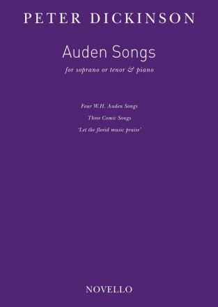 Peter Dickinson, Auden Songs High Voice and Piano Buch