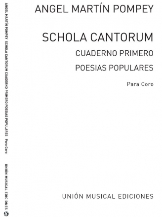 Schola Cantorum Vol.1for Equal Voices Vocal Buch