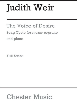 The Voice of Desire (2003) for mezzo-soprano and piano full score