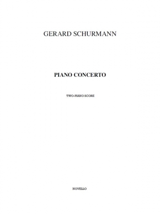 Gerard Schurmann, Piano Concerto 2 Pianos Partitur