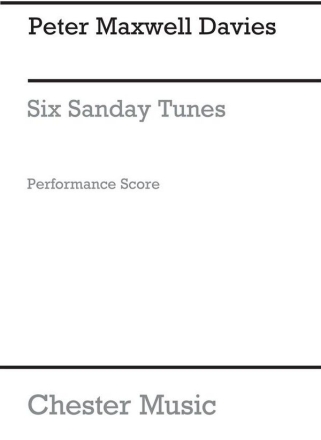 Peter Maxwell Davies: Six Sanday Tunes (Three Violins Performance Scor Violin (Trio) Score