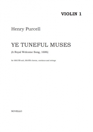 Henry Purcell, Ye Tuneful Muses, Raise Your Heads Continuo and String Ensemble Stimmen-Set