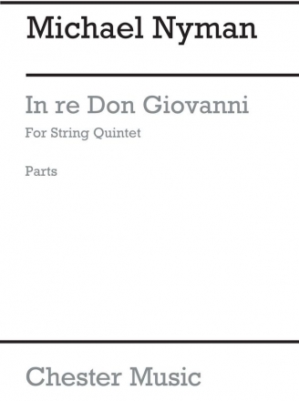 In Re Don Giovanni for string quintet set of parts